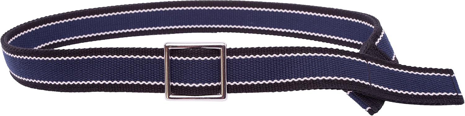Myself Belts Easy One Hand Adult Belt | Leather & Canvas Styles | Adjustable Hook & Loop Closure with Buckle Included