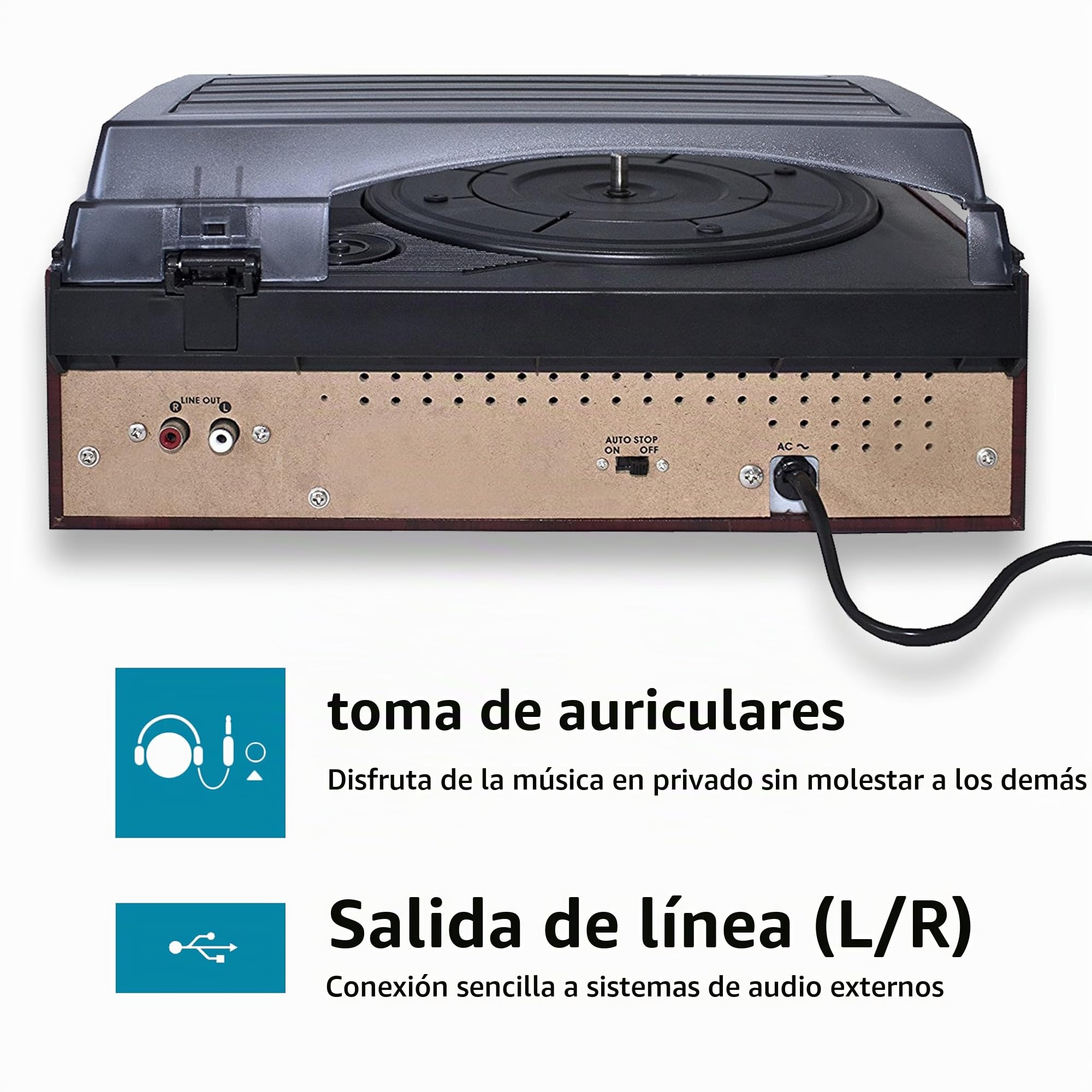 Karcher Industrial Products KA 8050 - Tocadiscos para equipo de audio, plateado