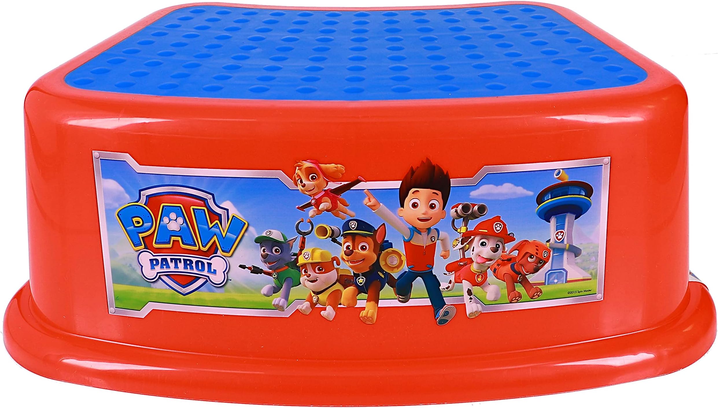Nickelodeon Paw Patrol Bathroom Step Stool for Kids Using The Toilet and Sink - Kids, Potty Training, Non-Slip, Bathroom, Kitchen, Lightweight