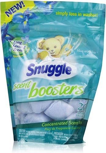 Snuggle Paquetes de aroma concentrado para la lavandería, Blue Iris Bliss, bolsa, 20 unidades