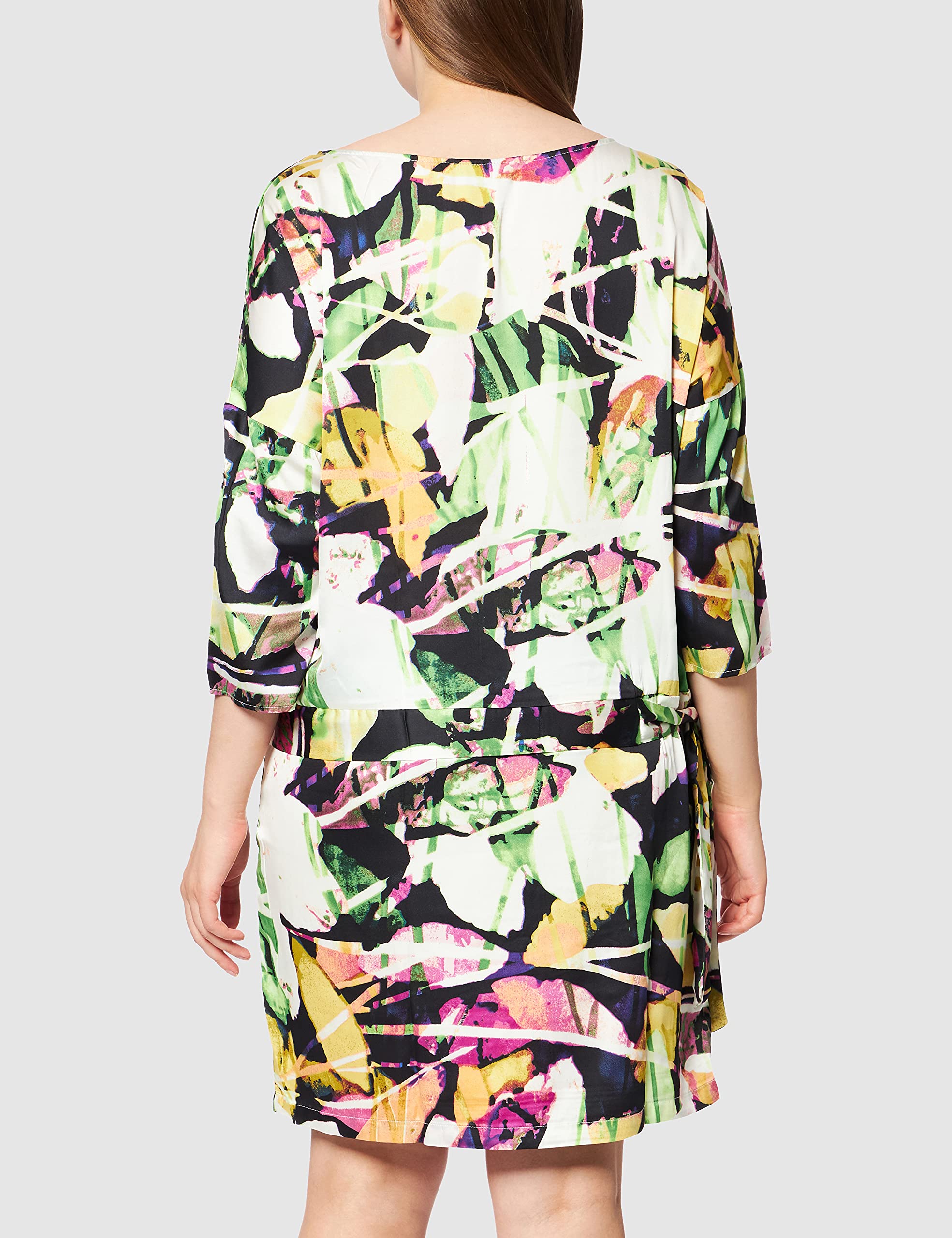 For Time Kaftan Santa Inés - Vestido Playero Largo Mono Corto Mujer