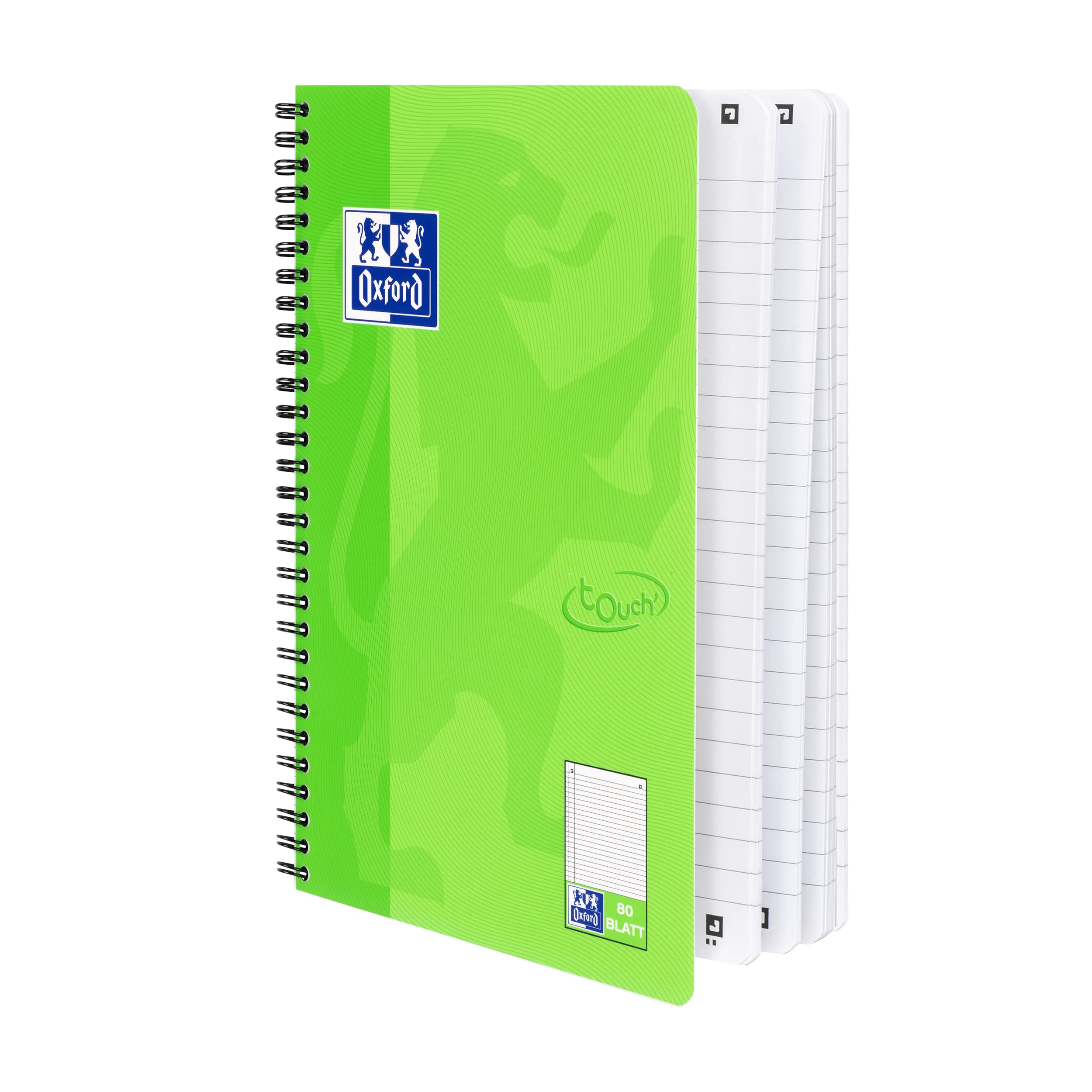 SKTMH Lot De 4 Classeurs A5 En PVC Transparent à 6 Anneaux - Couvertures De Reliure Rechargeables à Anneaux Ronds Avec Fermeture à Bouton-pression - Couverture Transparente Pour Carnets De Notes - 10