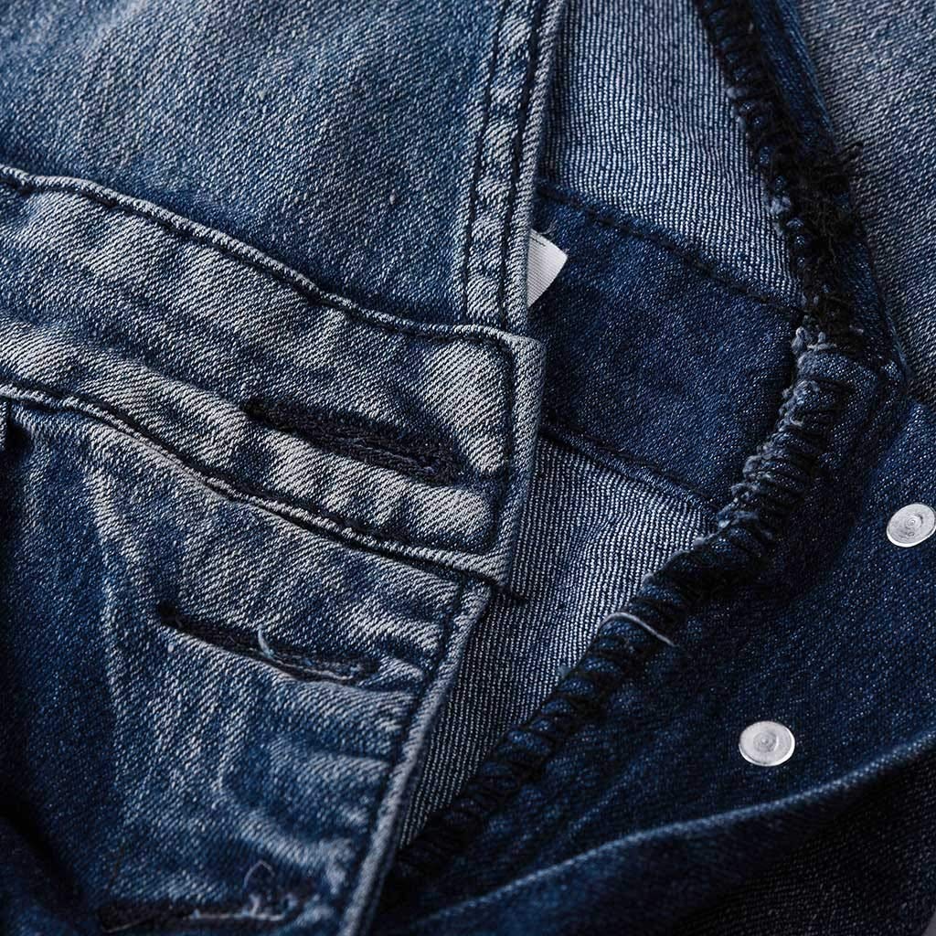 Latzhose Herren Arbeitshose Jeans mit Hosenträger Jumpsuit Herren Langes Bein Viele Taschen Jeans Herren Weit Geschnitten Latzhose Herren Denim Arbeitshosen Männer Overall Streetwear mit Knöpfen