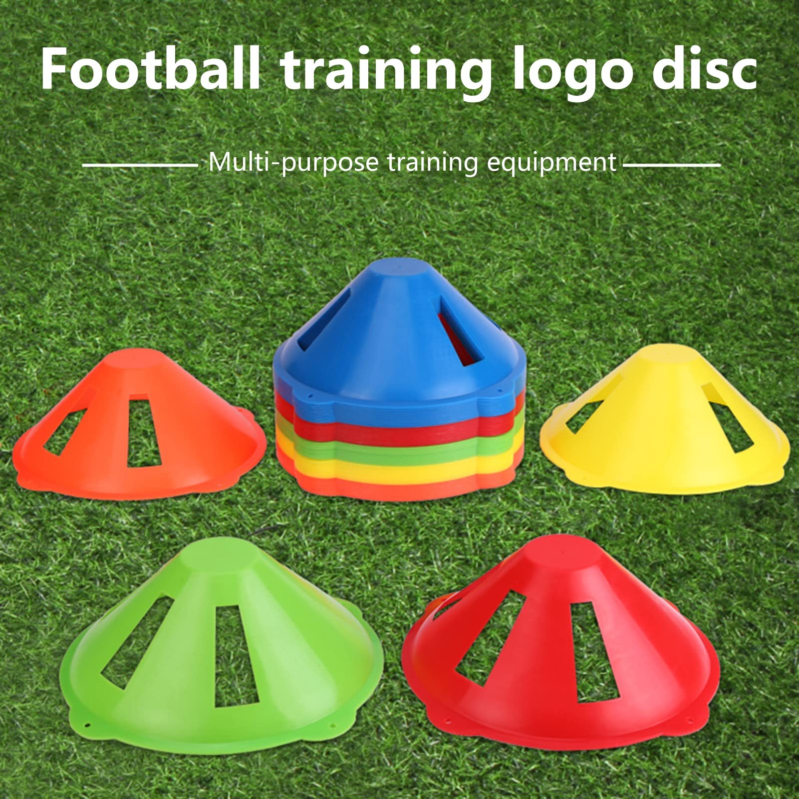 AzulLanse Sportkegel Set - 20 Stück 18cm Für Fußball & Training Mit Tragetasche