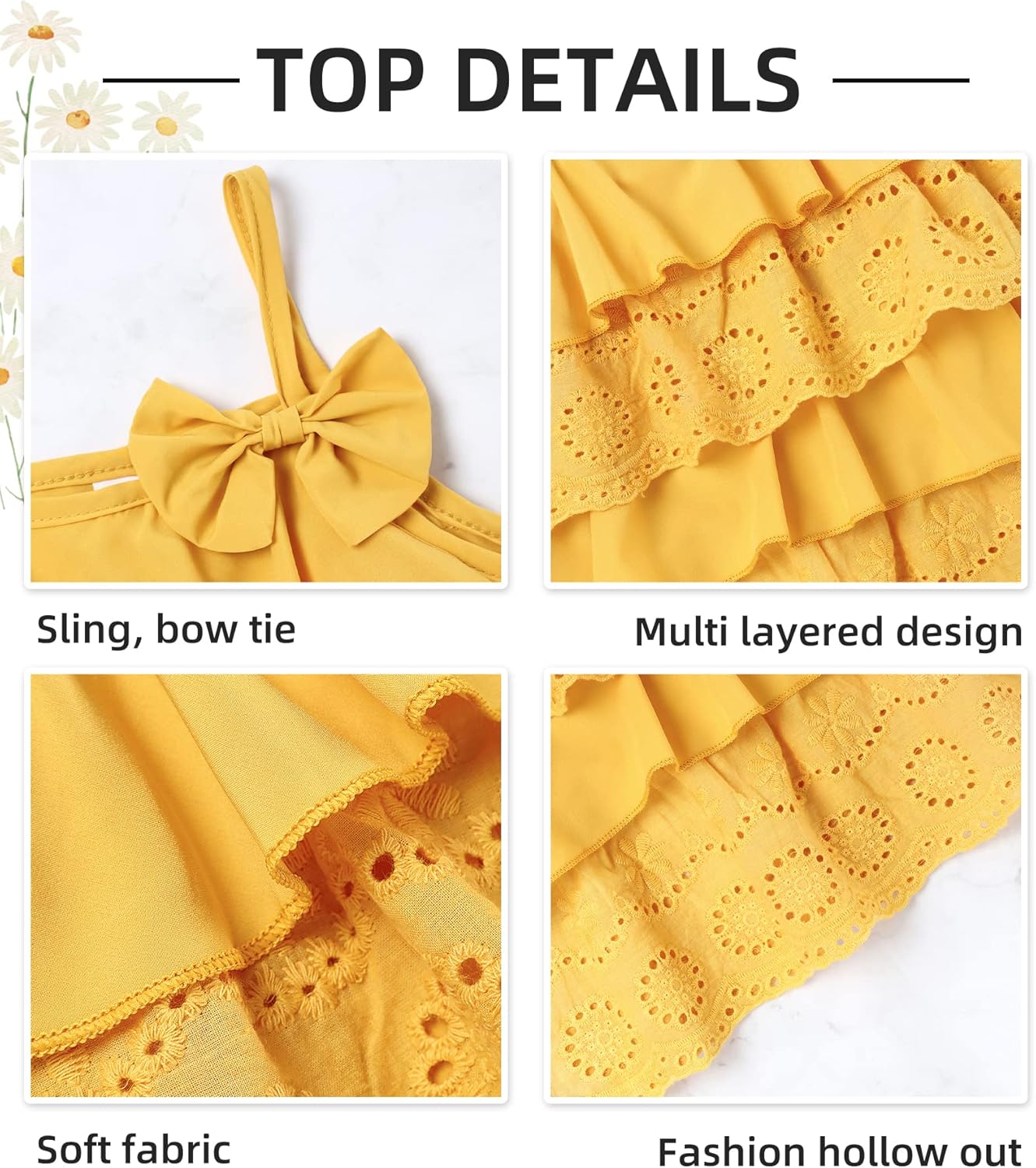 Hipea Toddler Baby Girls Summer Clothes Outfits Ruffle Camisole Spot Dot Tops and Casual Shorts Newborn Girl Clothing - Image 4