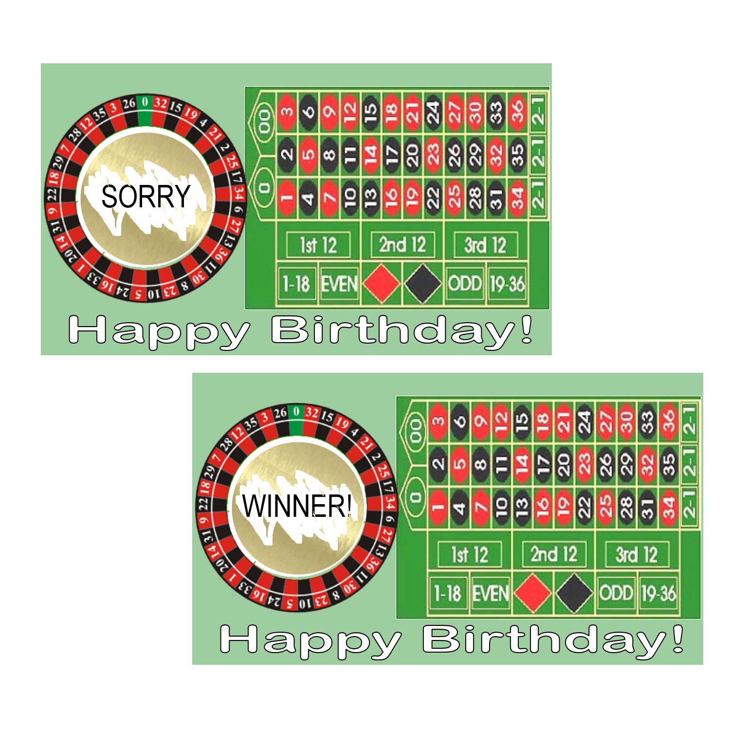 Happy Birthday Casino Night Scratch Off Game Tickets Party Game Set with 20 Cards Business Card Size-image-14