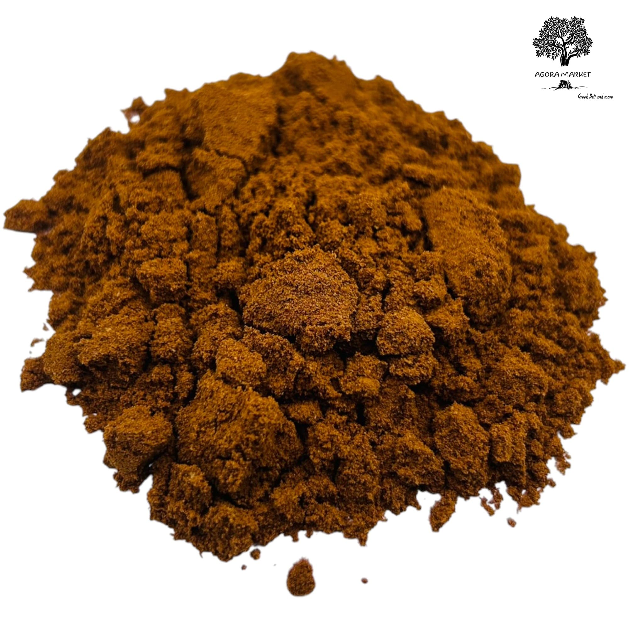 Café Griego Molido Fino - Selección Especial 25g - 1.95Kg - Mezcla Rica en Arábica (1950 gramos)