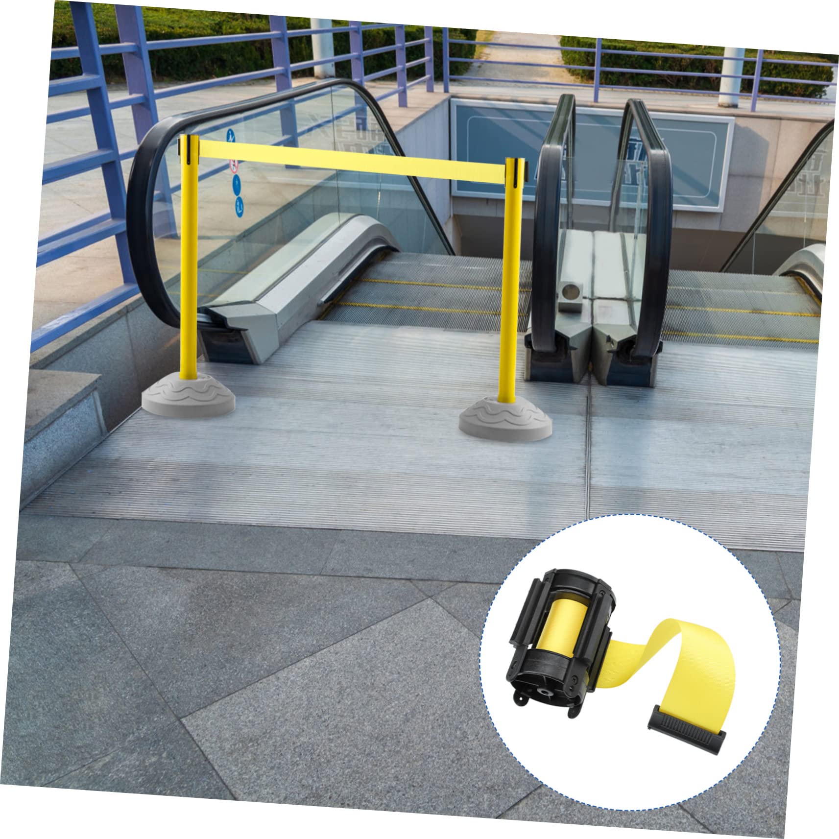 VALICLUD Absperrgurt Einziehbar - Für Warteschlangen & Sicherheitsbereiche