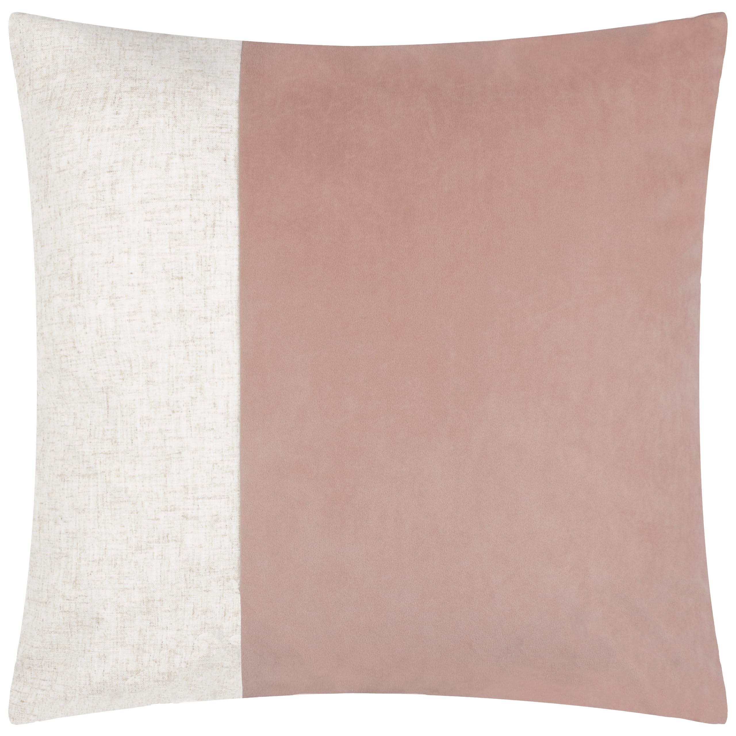 Yard Morden Soft-Washed Velvet Polyester Filled Cushion - Dusty Rose - 50x50cm