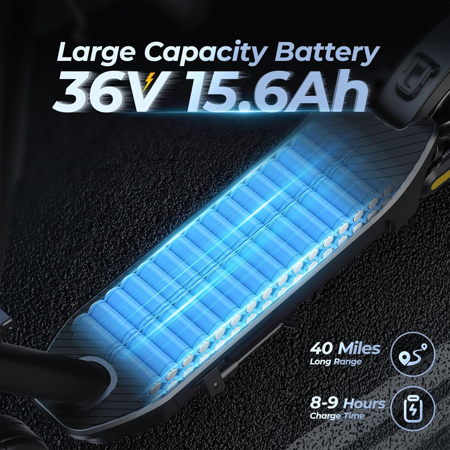 Electric Scooter for Adult, 20/21Mph Top Speed,20/40 Max Miles Range, 500W/1000W Powerful Motor, Dual Suspension, Folding E-Scooter with Dual Braking, Max Load 264 lbs