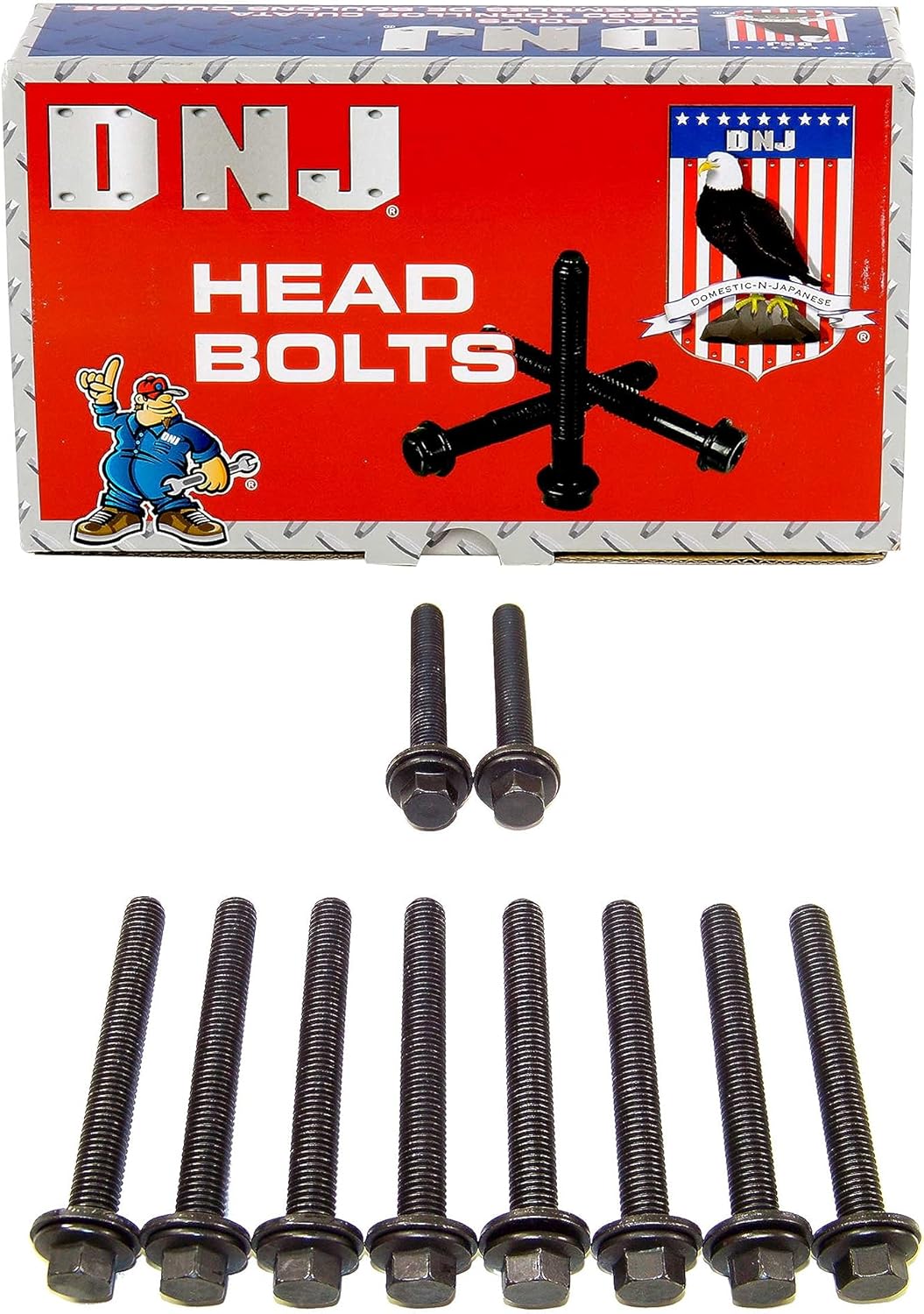 DNJ HBK3132 Head Bolt Kit for 1987-1995 Buick, Chevrolet, Oldsmobile, Pontiac Achieva, Beretta, Calais 2.3L L4 16V DOHC 138cid