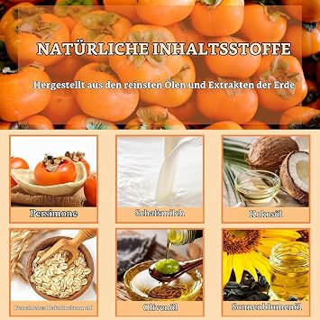 Kaki Soap Set of 2 Persimmon Soap Kaki Core Soap Natural Bath Soap