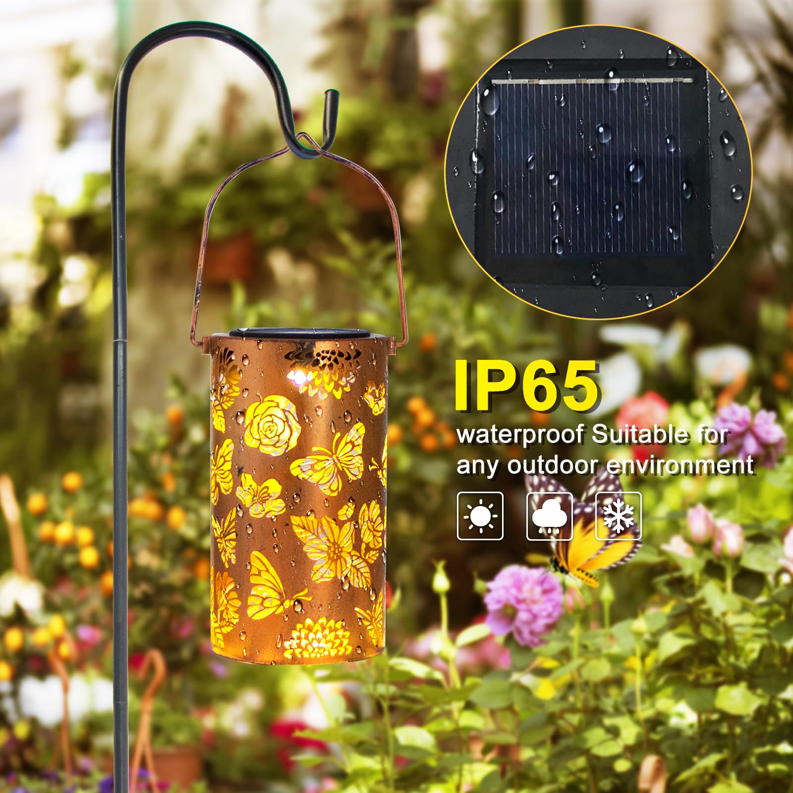 Solar Tuinverlichting, 3 stuks zonnelamp tuin Verlichting voor buiten met kleurverandering LED vlinder zonnelampen Waterdicht, voor tuin, gazon, terras, veld, pad, achtertuin Solar Tuinverlichting, 3 stuks zonnelamp tuin Verlichting voor buiten met kleurverandering LED vlinder zonnelampen Waterdicht, voor tuin, gazon, terras, veld, pad, achtertuin