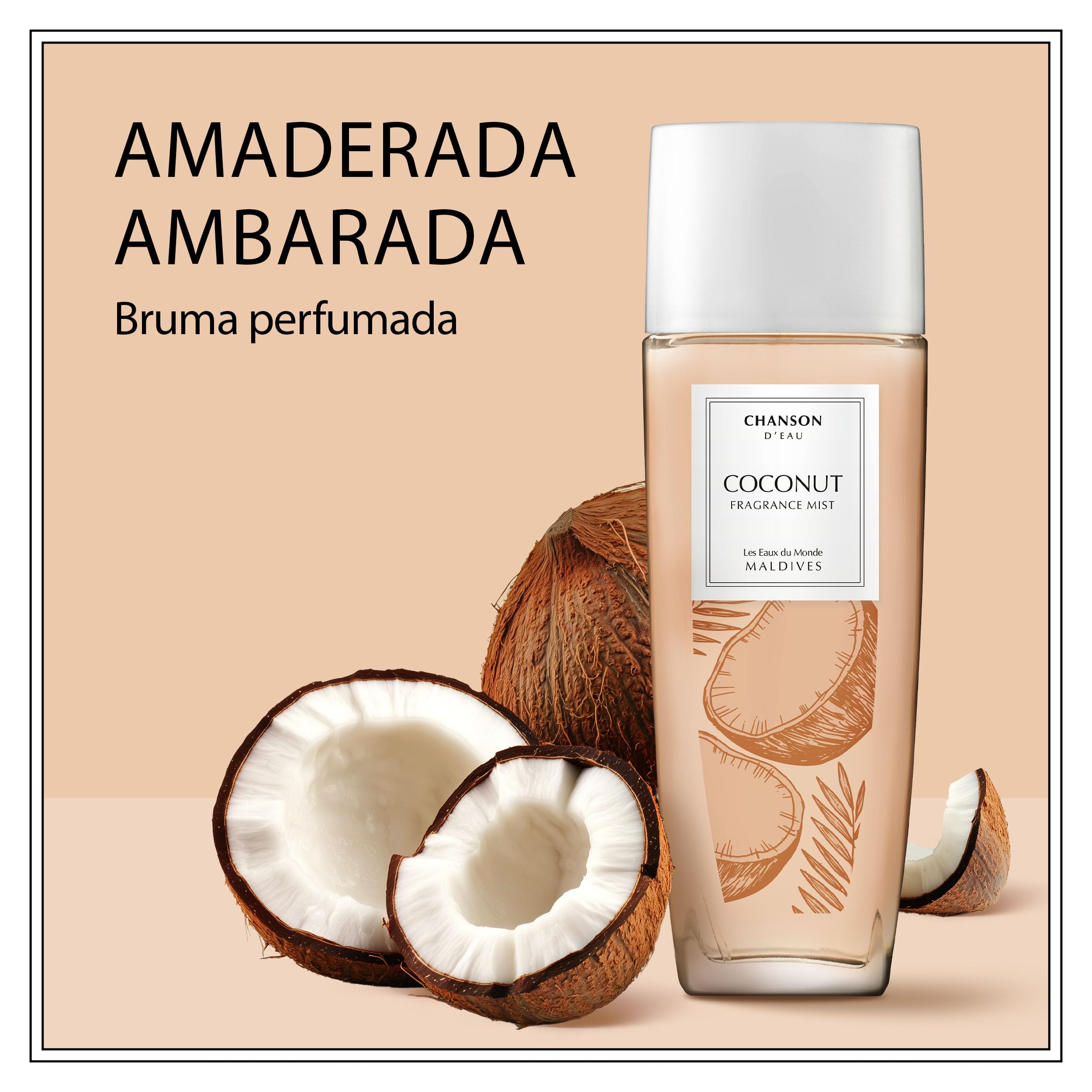 Chanson Les Eaux Du Monde, Bolso + Nerolí Eau de Toilette 100ml + Coconut Bruma Corporal 75ml