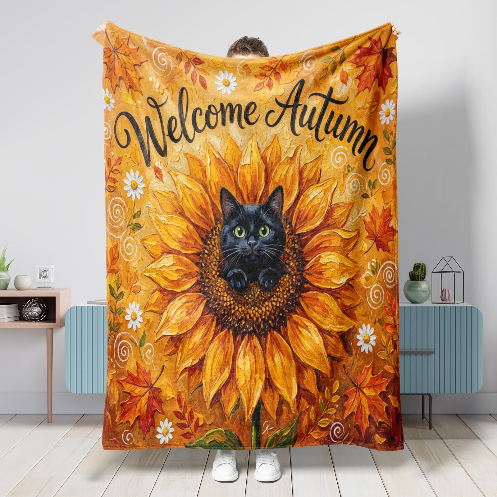 Couverture chat Bombay d'automne : finis les plaids rêches, découvrez le confort absolu