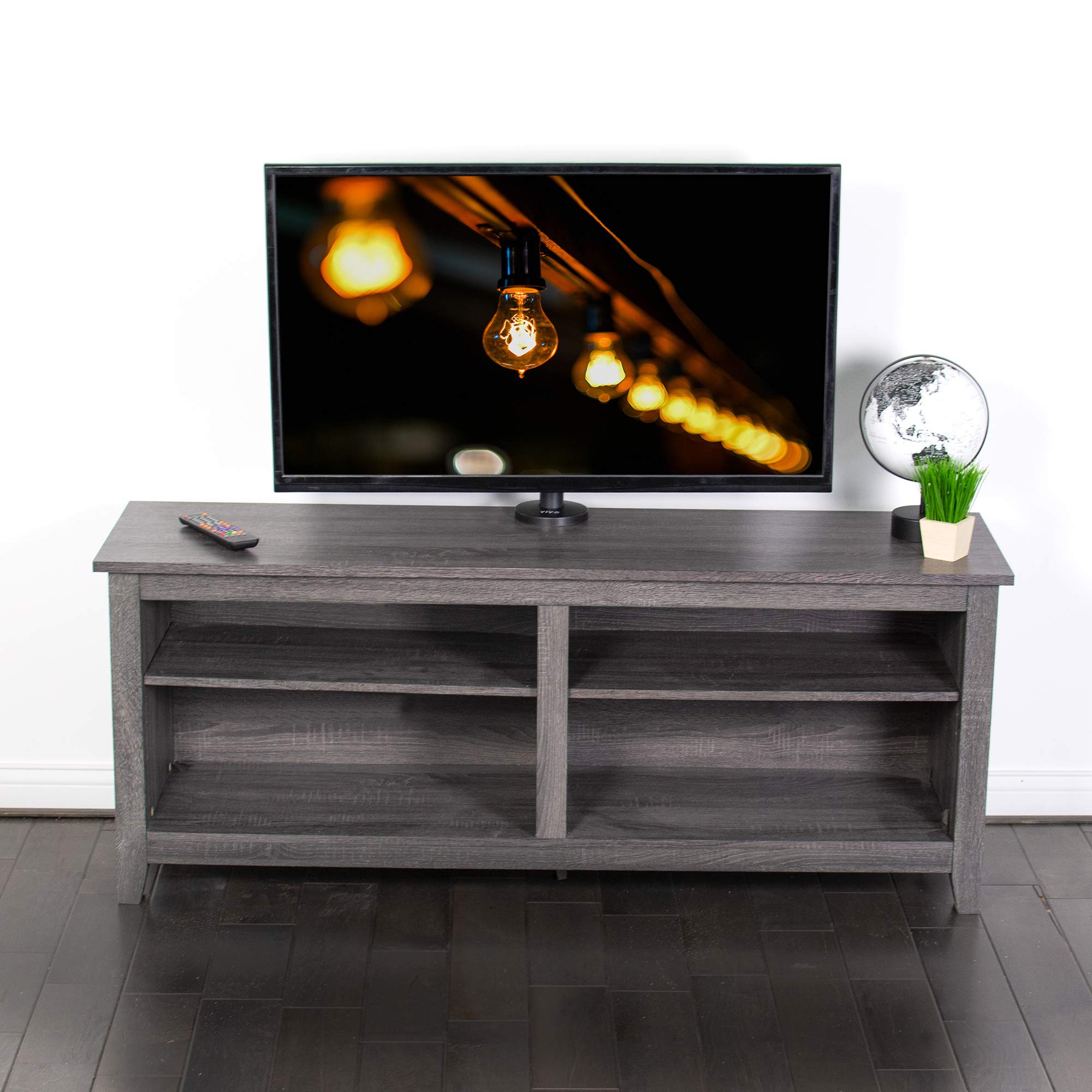 VIVO - Supporto girevole per TV da 23 a 43", supporto VESA da tavolo, robusto display TV STAND-TV00M2