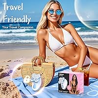 Vista 7 de Maquinillas de afeitar eléctricas para mujer, afeitadora eléctrica magnética mejorada para mujeres, removedor de vello inalámbrico sin dolor