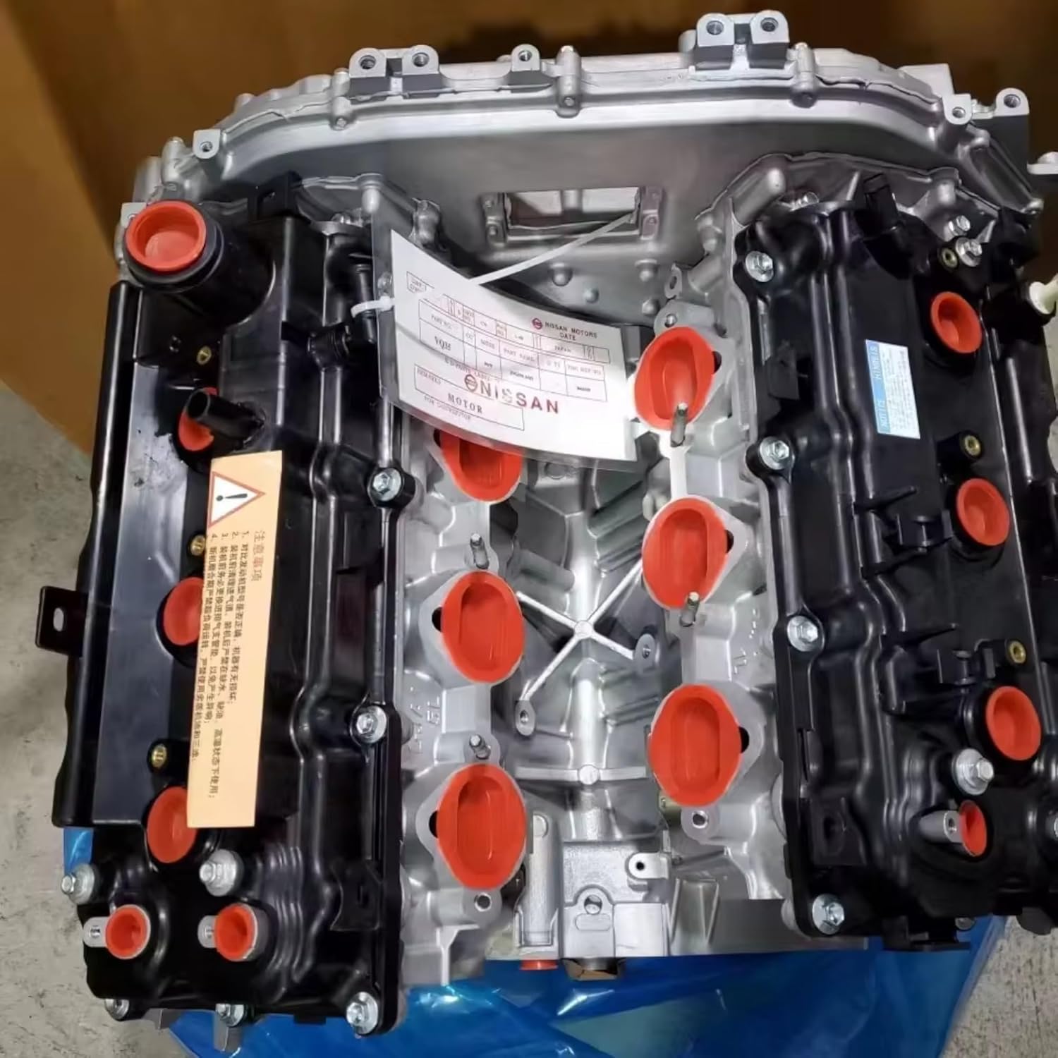 VQ35 VQ35DE VQ35HR Engine Assembly – V6 Petrol 6 Cylinder Gasoline Engine Motor Replacement for Nissan 350Z, Long Block Auto Engine