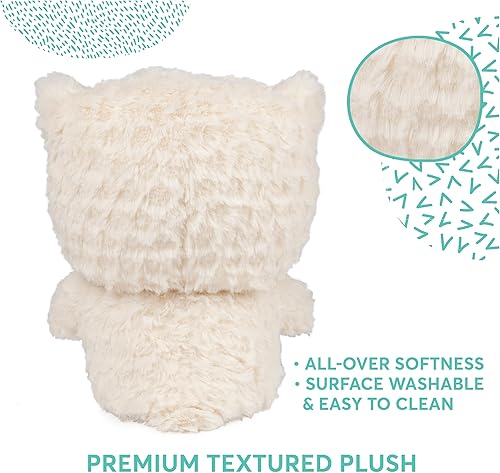 Miniatura 7 de Gund - Búho con Ojitos Soñolientos para relajar al bebé cuando vaya a dormir, búho de peluche, animal de peluche, luz nocturna y sonidos, 8 pulgadas