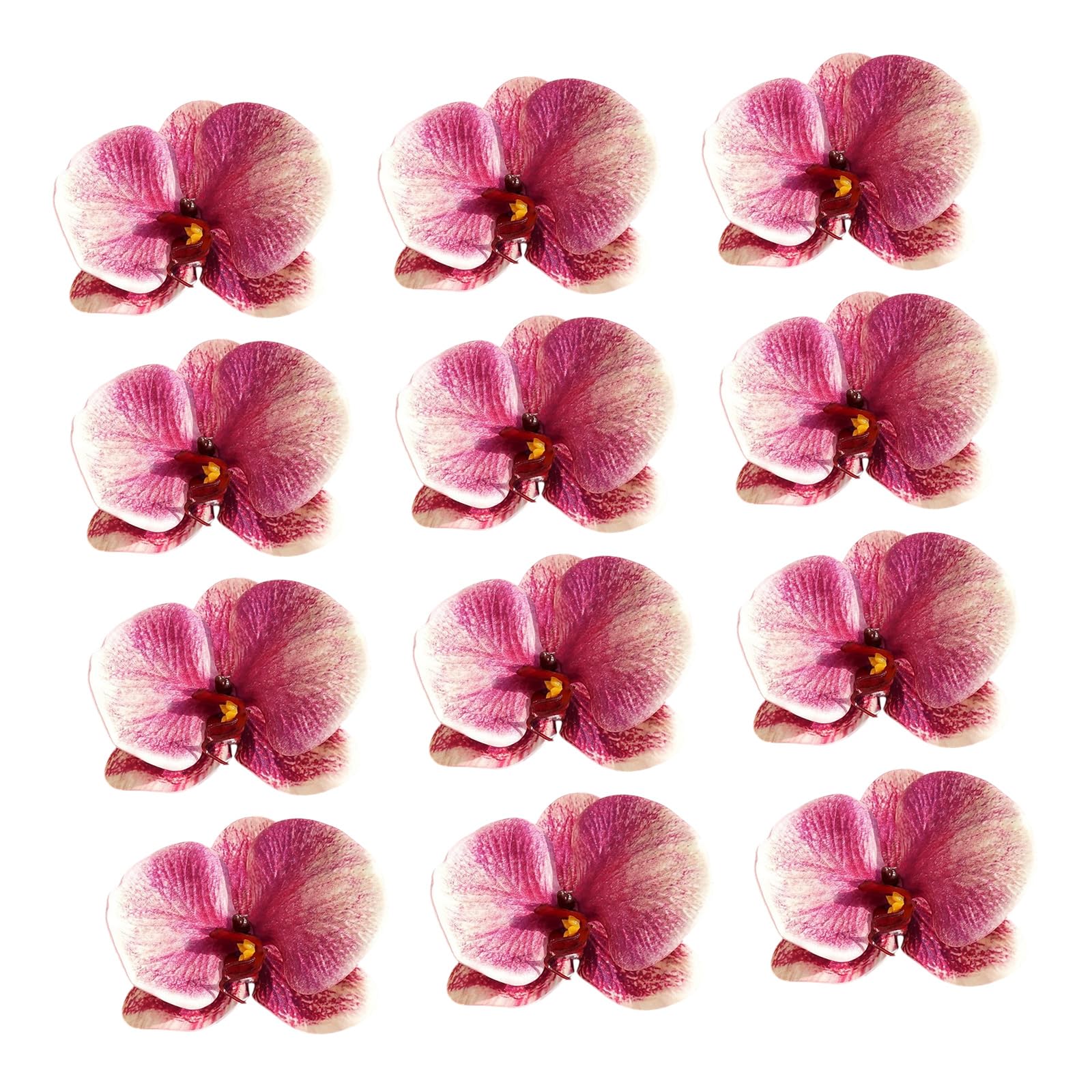 carotoe Artificial Florals Faux Orchids Flower Elegant Phalaenopsis Perfect for Gift Wrapping and Seasonal Displays Party Blossomy Arrangements Silk Flower