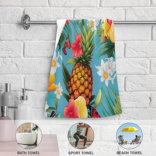 Vista 104 de Juego de 2 toallas de baño de color morado, remolques de mano de lobo, toallas de baño, toallas suaves y absorbentes para baño, cocina, gimnasio