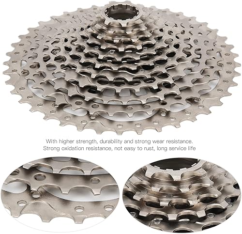 Miniatura 4 de Dilwe Casete Freewheel Ultra Light 11 Speed Cassette Mountain Freewheel 9‑42T Compatible para XD