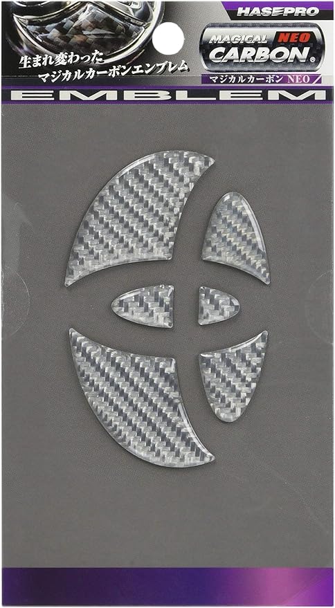Amazon Hasepro ハセ プロ マジカルカーボンneo リア フロントエンブレム シルバー トヨタ 86 Fjクルーザー マークx パッソ Net7s 車 バイク 車 バイク