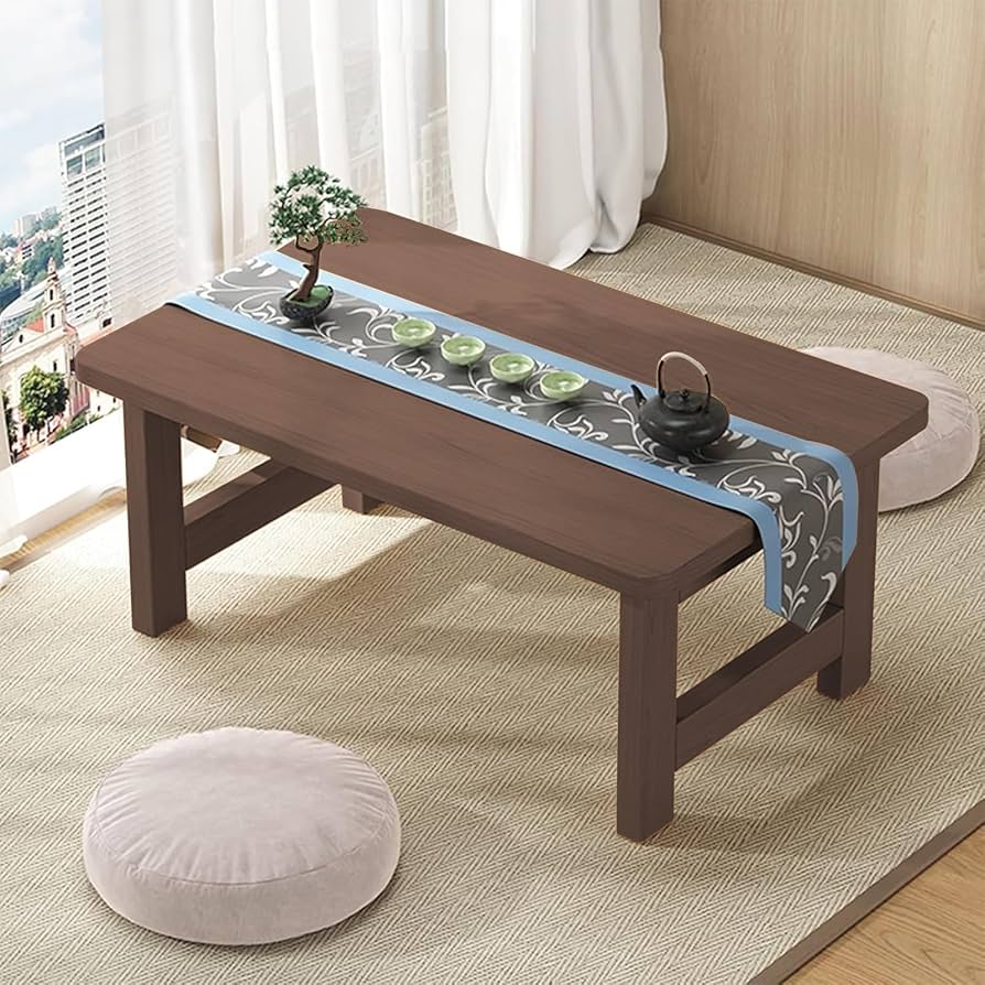 Amazon.co.jp: PluieSoleil 折りたたみテーブル 幅80cm×奥行40cm ロー