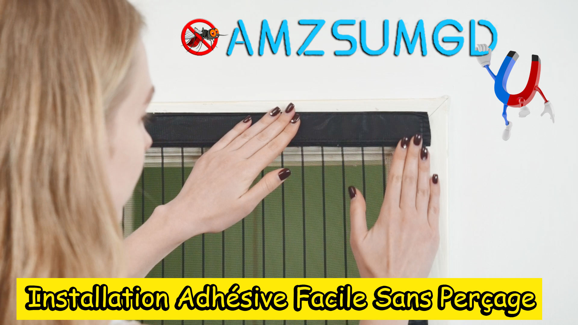 CGUOZI Moustiquaire Pour Portes, 170 X 245 Cm Mailles Ultra