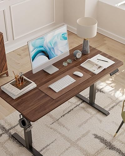 Miniatura 70 de FEZIBO - Escritorio eléctrico ajustable para trabajar sentado o de pie, 40 x 24 pulgadas, para oficina en casa, escritorio ergonómico para Negro