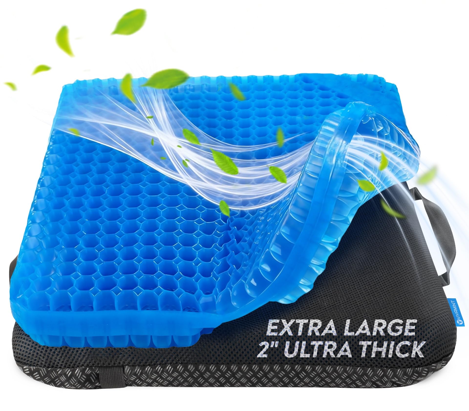 Gel Seat Cushions for Long Sitting- Extra Large & Ultra Thick(2