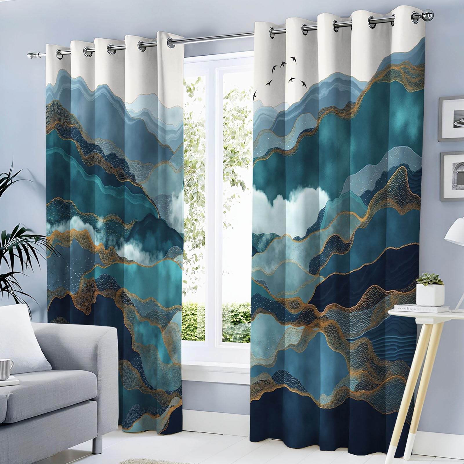 Rideaux oiseaux de montagne pour transformer votre chambre en un cocon de douceur