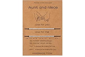 Pinky Promise Aunt Niece Bracelets for 2