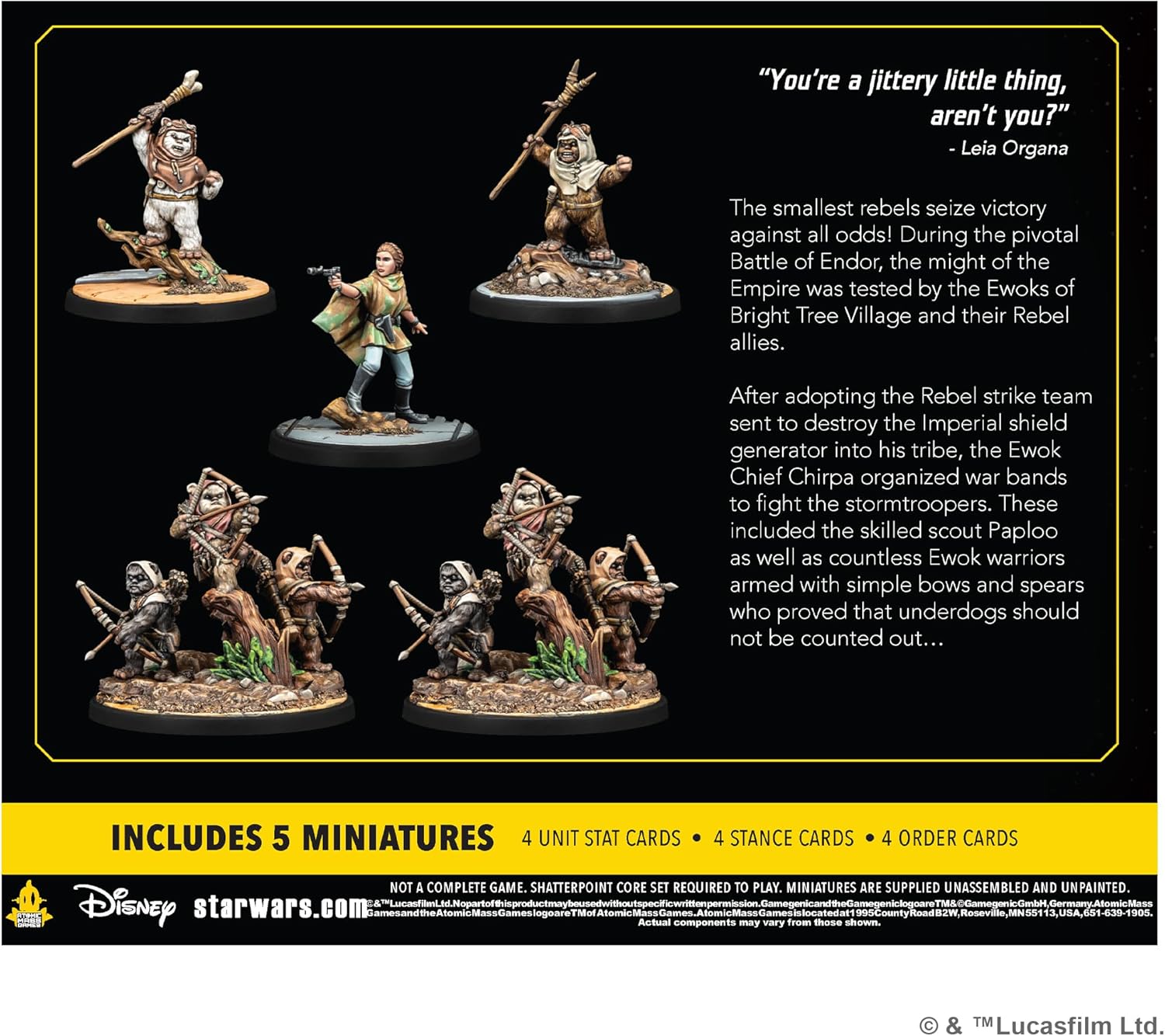 Star Wars Shatterpoint Ee Chee Maa! SQUAD PACK - Tabletop Miniatures Game, Strategy Game for Kids and Adults, Ages 14+, 2 Players, 90 Minute Playtime, Made by Atomic Mass Games