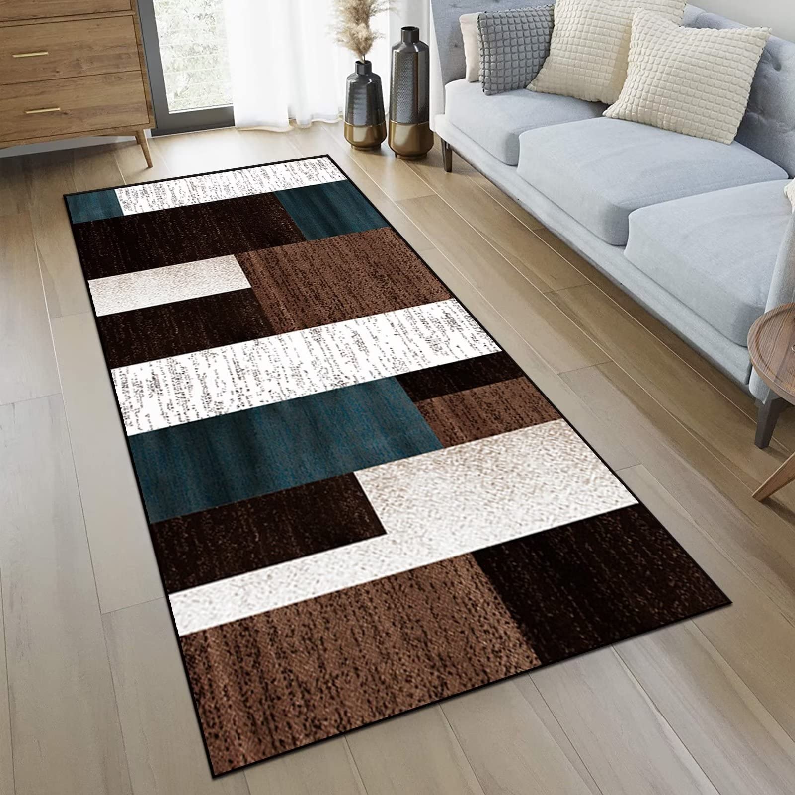 Mateju Moderne Tapis De Salon, Flanelle Tapis Antidérapants, Grand