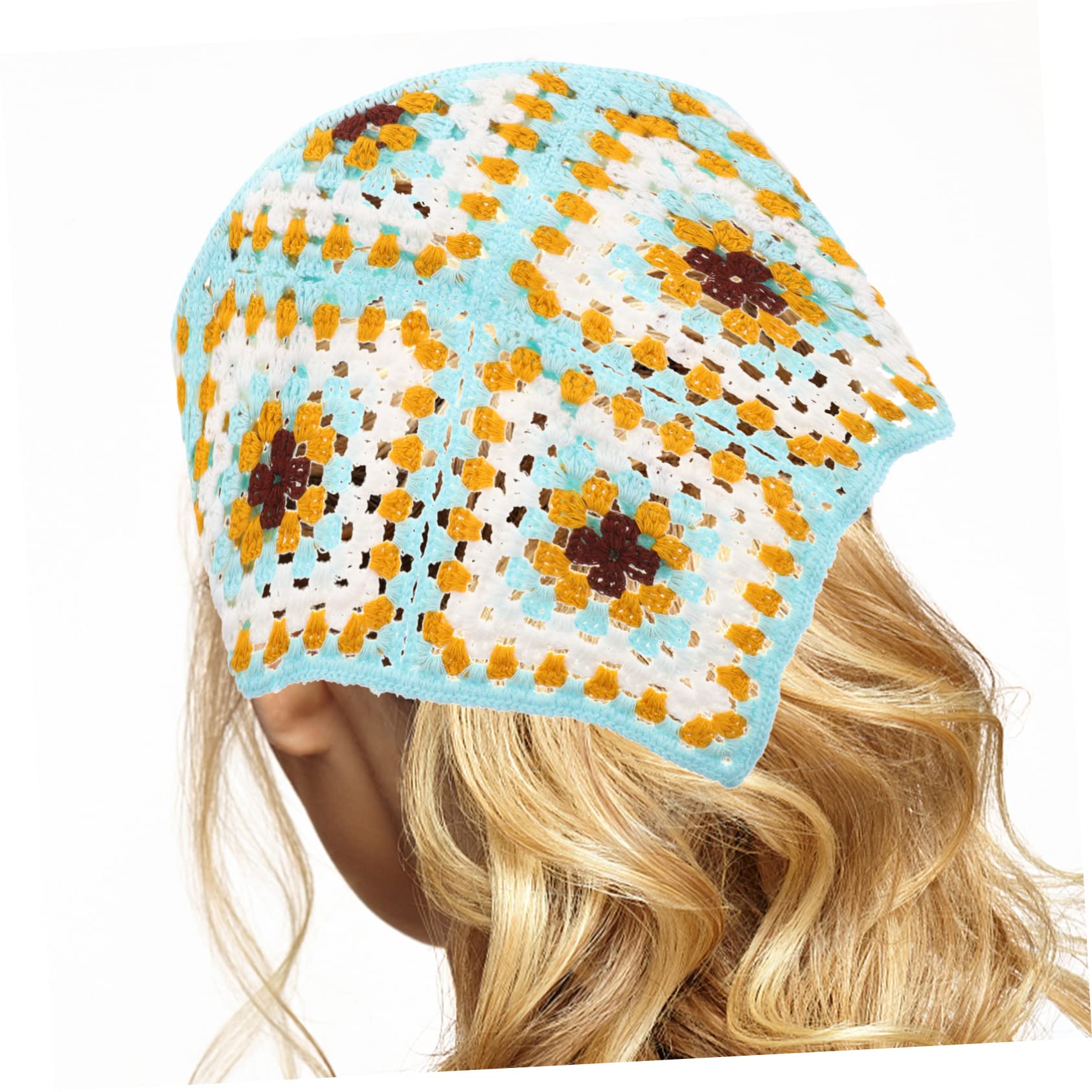 minkissy 5 Uds Diadema Triangular Diademas De Bufanda Para El Cabello Bandas Para La Cabeza Para El Cabello De Las Mujeres Maquillaje Crochet Bandana Crochet Diademas Para