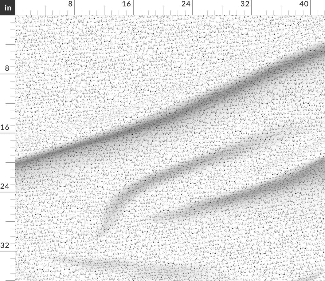 Spoonflower Fabric - Mini Boobs Black and White Printed on Petal Signature Cotton Fabric by The Yard - Sewing Quilting Apparel Crafts Decor