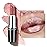 Anglicolor Glitter Metallic Nude Pink Lipstick,High Impact Lipcolor,Lightweight Hydrating Formula Smooth and Non-Sticky,Lipstick For Women,Full-Coverage Lip Makeup(07 PURE ENVY, 4g)