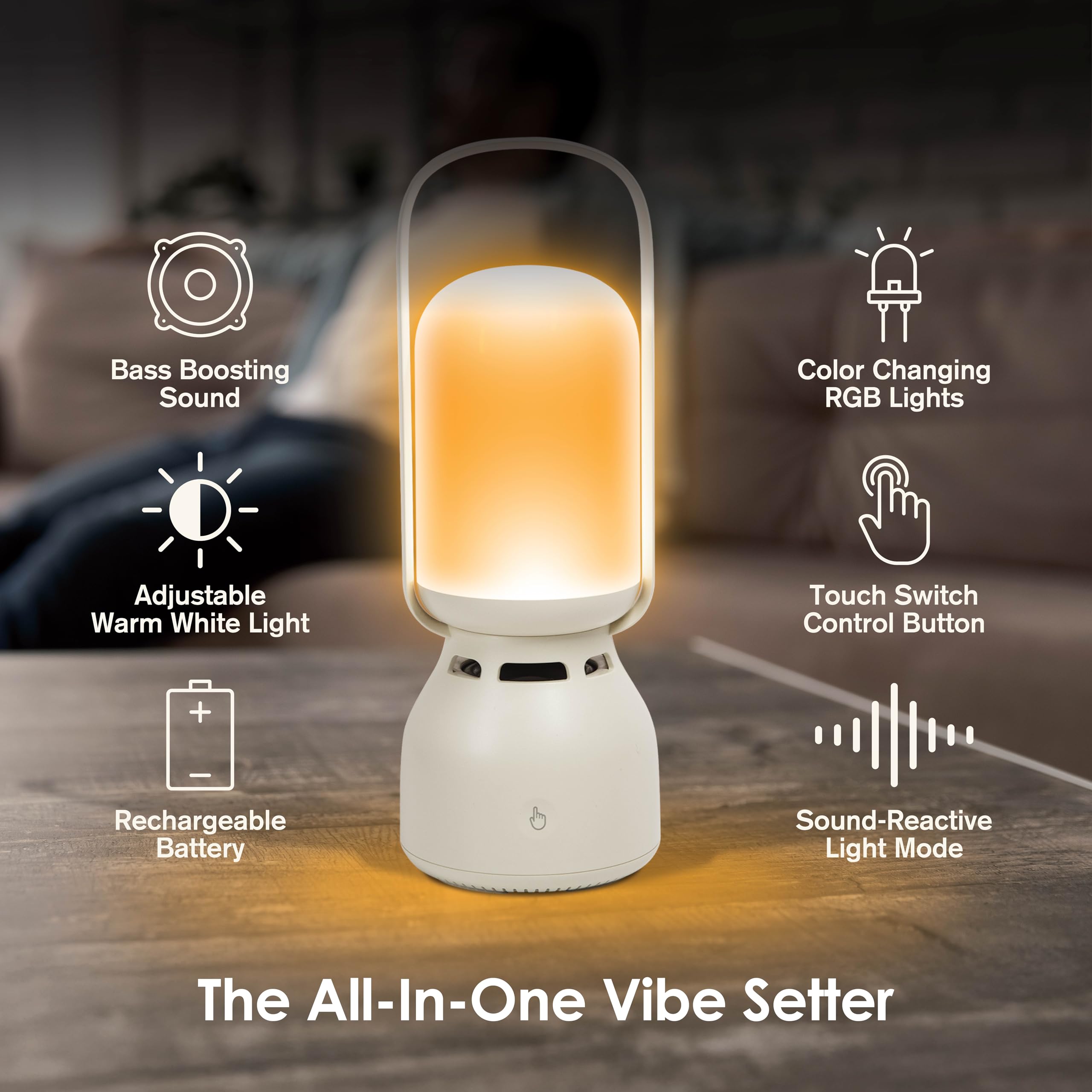 Amazon.com: InnoVibe Bluetooth Speaker Lantern, RGB Camping