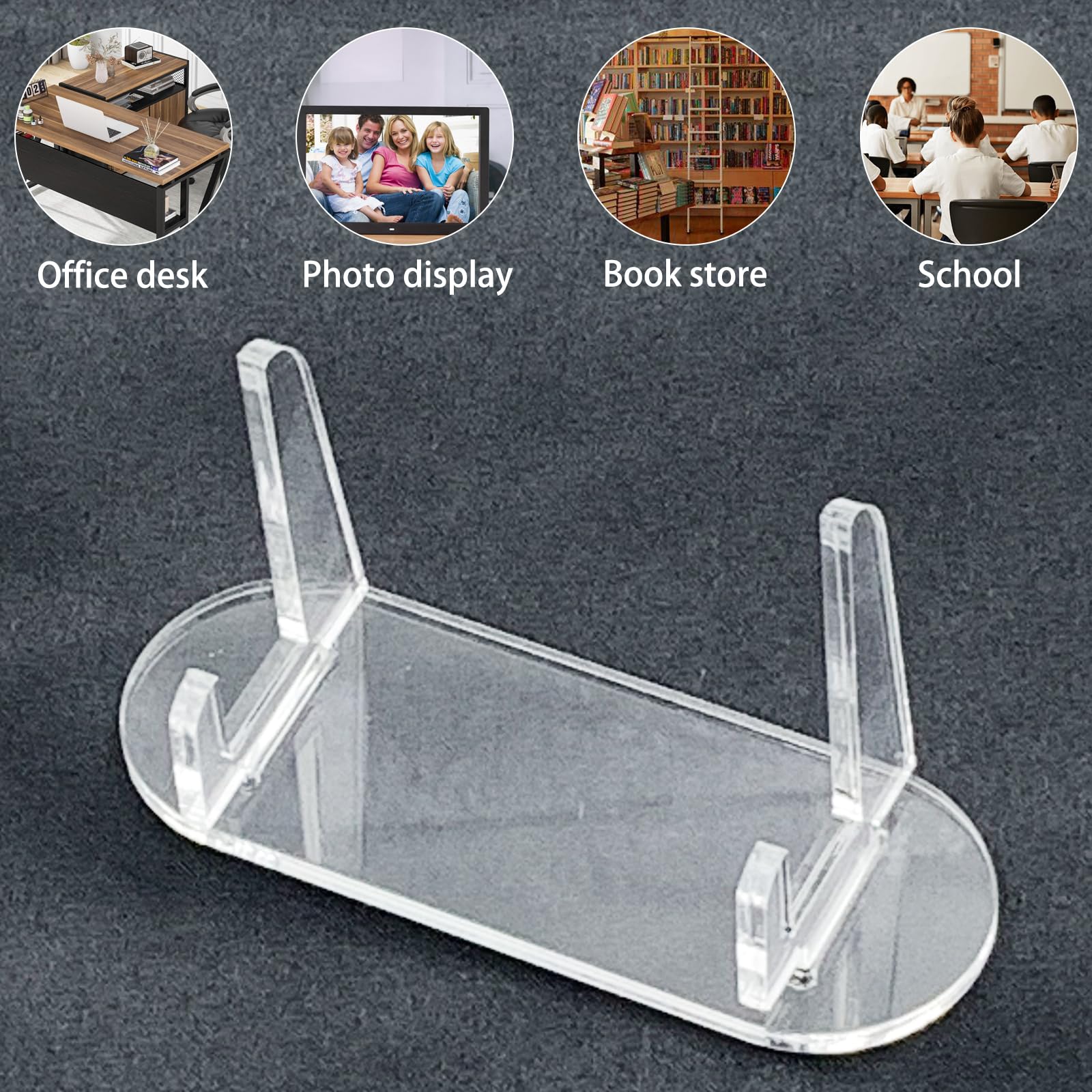 Plipdhy 10 Pieces Transparent chevalets,Mini Presentoir Chevalet Acrylique Support Monnaie de Collection,Presentoir Cartes,Support de Carte Photo, Postale,Medaille,Badge Plipdhy 10 Pieces Transparent chevalets,Mini Presentoir Chevalet Acrylique Support Monnaie de Collection,Presentoir Cartes,Support de Carte Photo, Postale,Medaille,Badge