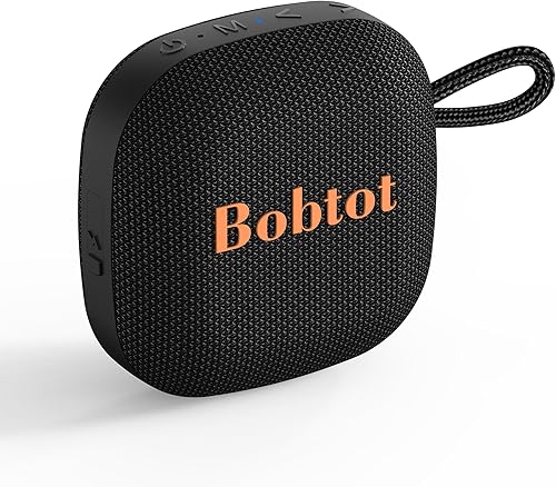 Bobtot Altavoces Bluetooth portátiles, mini altavoz inalámbrico IPX7 impermeable con tiempo de reproducción de 16 horas, sonido estéreo fuerte, TWS,