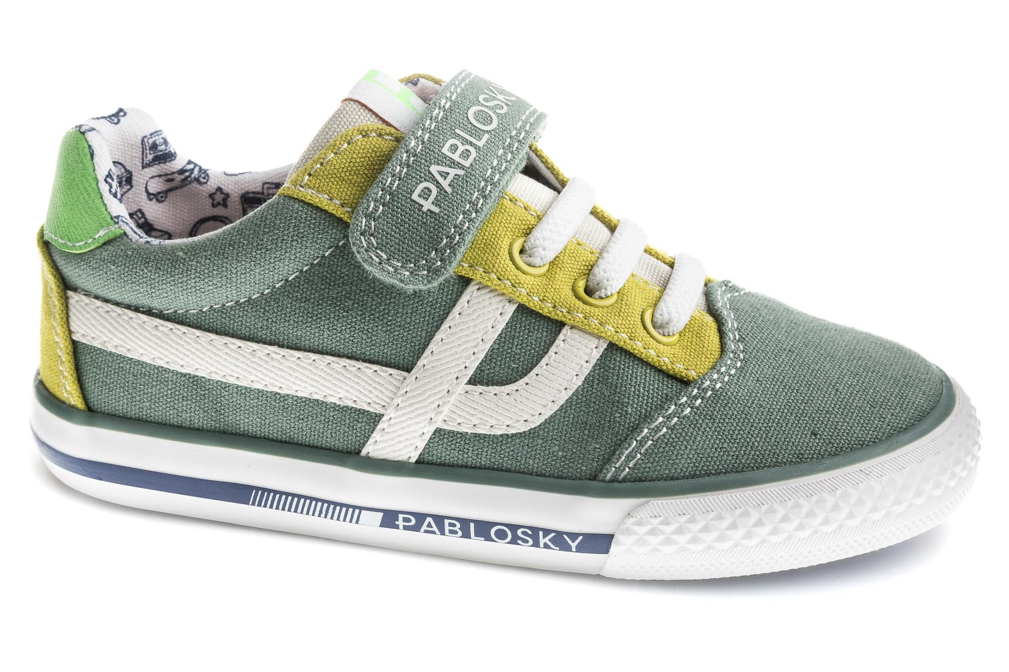 Pablosky Herren Grün Goma 984980 Sneaker, 34 Eu Weit