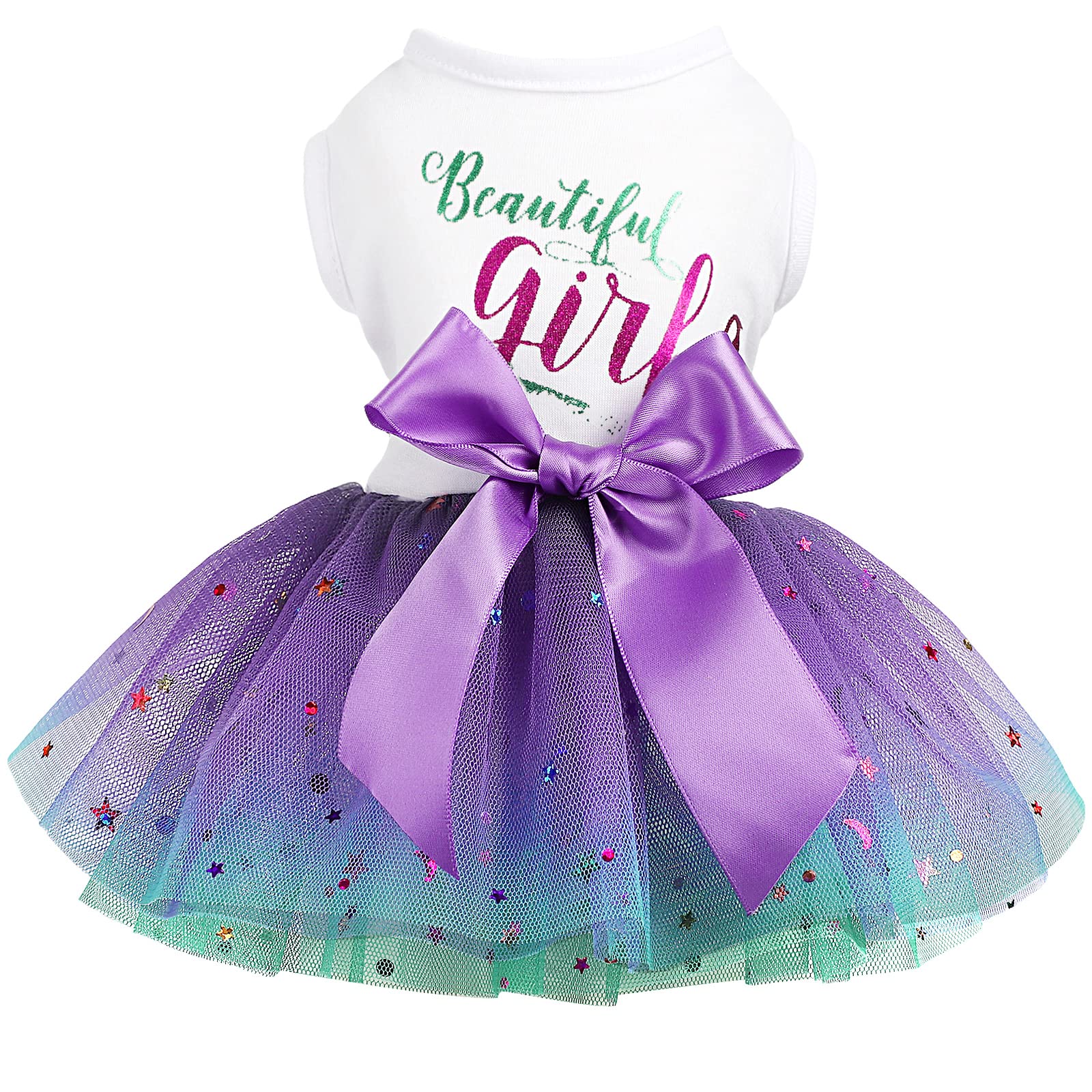 Robe tutu pour chien en maille : la tenue de promenade idéale pour l'été