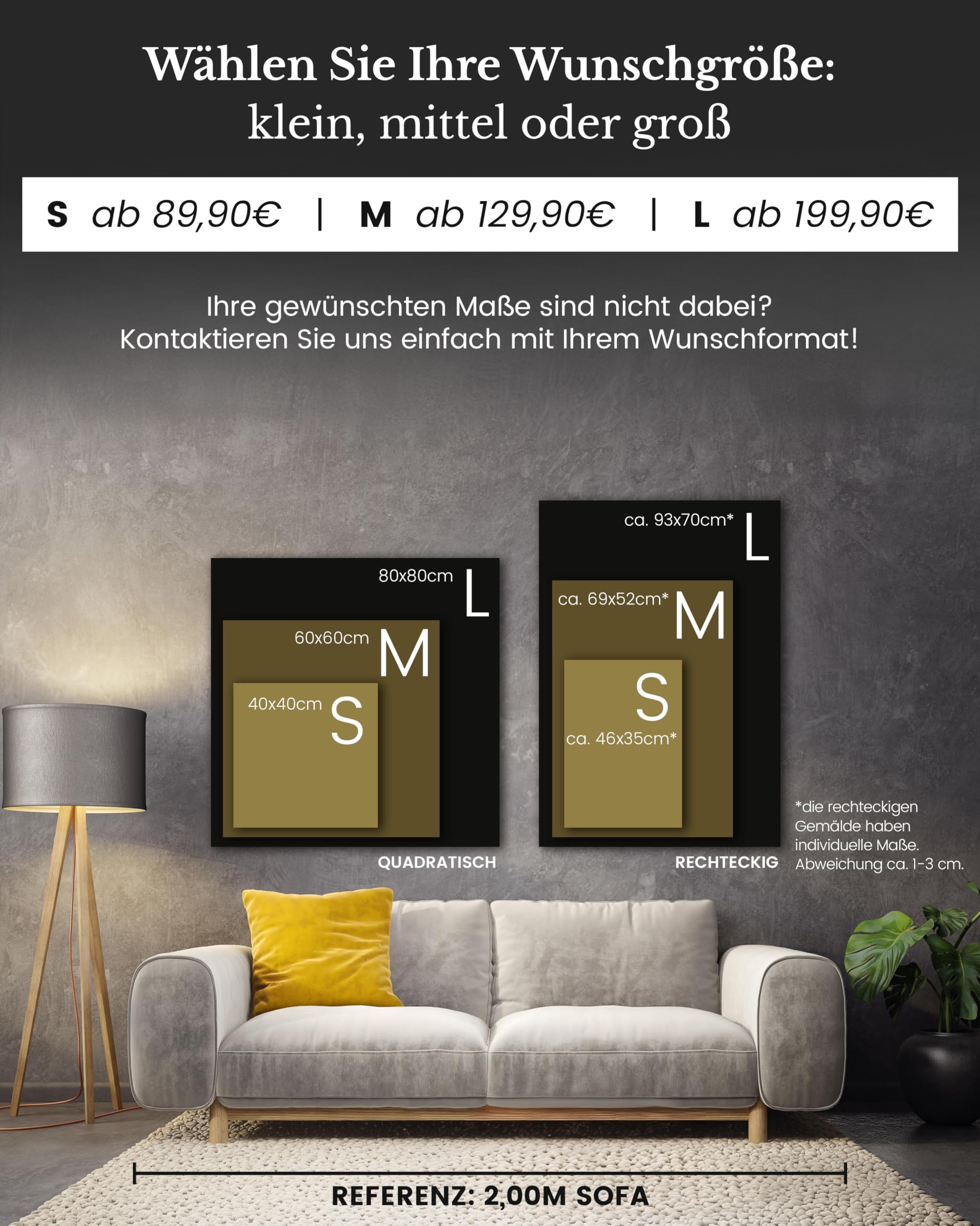 ARTbyTANNOUS® Kunstdruck Größe M I Jean Tannous Gemälde Les Fleurs 15 I Gallery Print Acryl I moderne Wandbilder I Wohnzimmer, Büro & Praxis I Jedes Bild exklusiv I Leinwand möglich