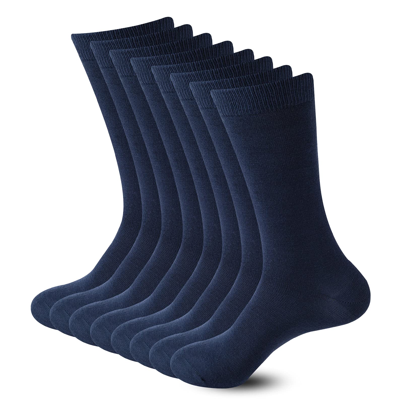 Sock AmazingUnisex Bamboo Rayon Socks Super Soft Black Crew Socks 8 Pack