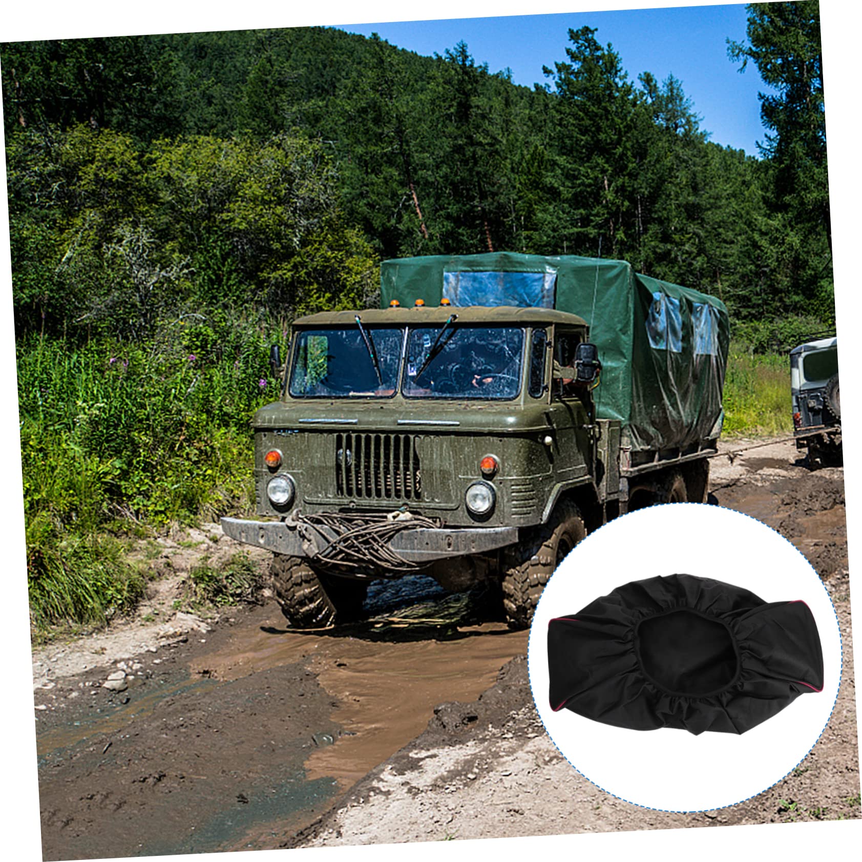 KOMBIUDA Oxford Cloth Cover 1pc Winch Protector Men's Protective Cover Durable 600d