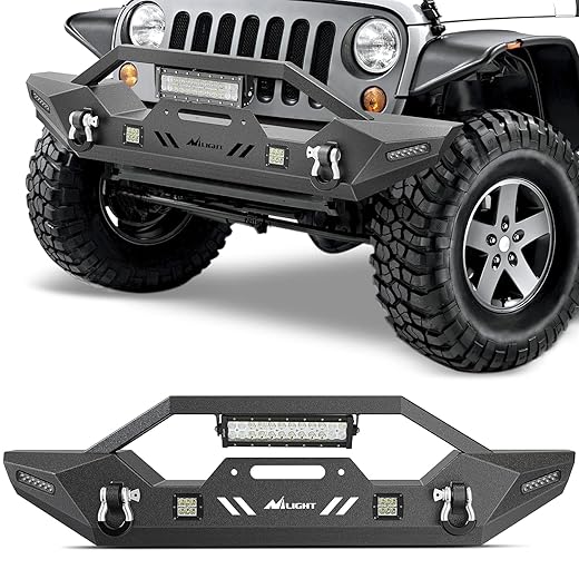 Nilight Full-Width LED Winch Bumper