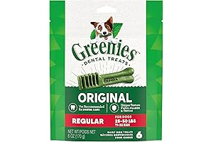 Greenies Regular Dog Dental Treats - 6 Treats