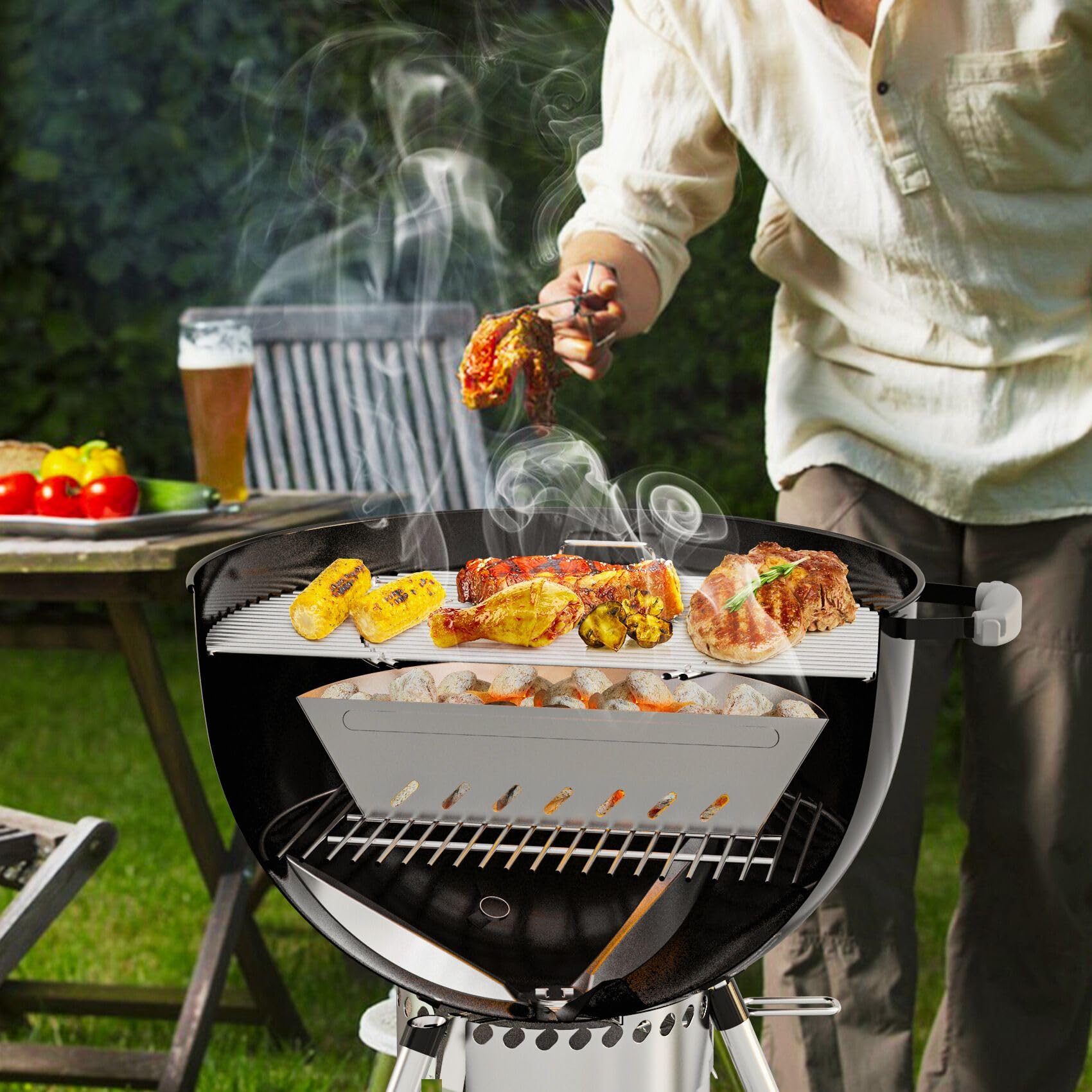 Weber Grill Slow N Sear Basket Weber 26 Weber Kettle Ceramic