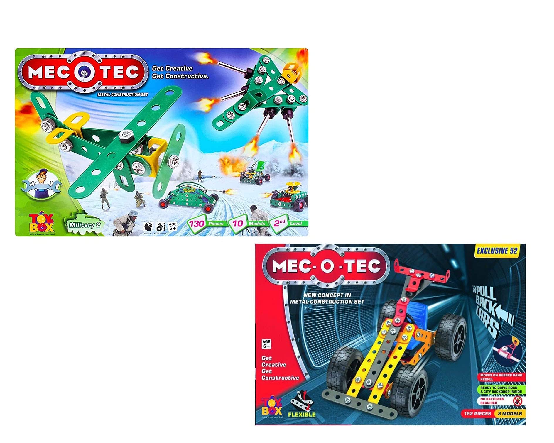 Ayush Metal Construction Set(AVG50_Multicolor)Combo of 2